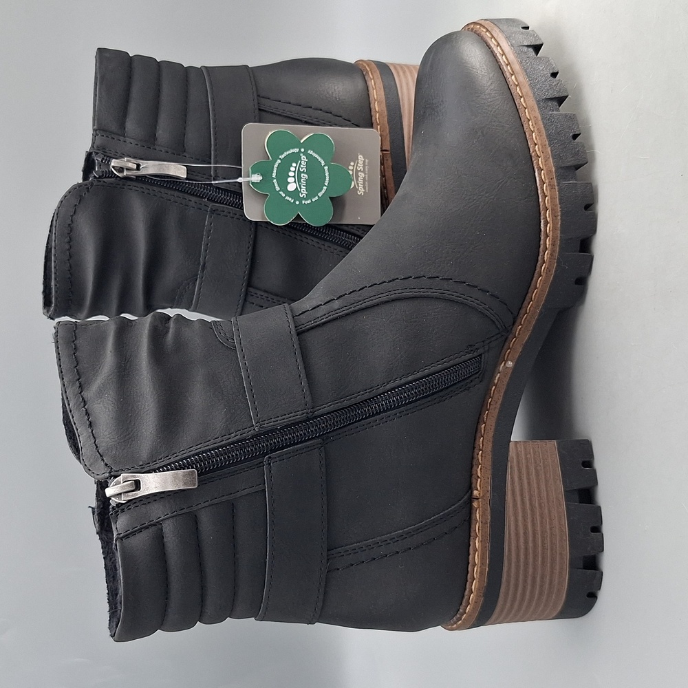 Spring Step Smokies Ankle Zip Up Boots Size 42=US 10.5-11 NWT